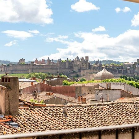 Les Cles De Laure - Wine Loft, Terrasse Et Vue Extraordinaire Sur La Cite Medievale Carcassonne Exterior photo